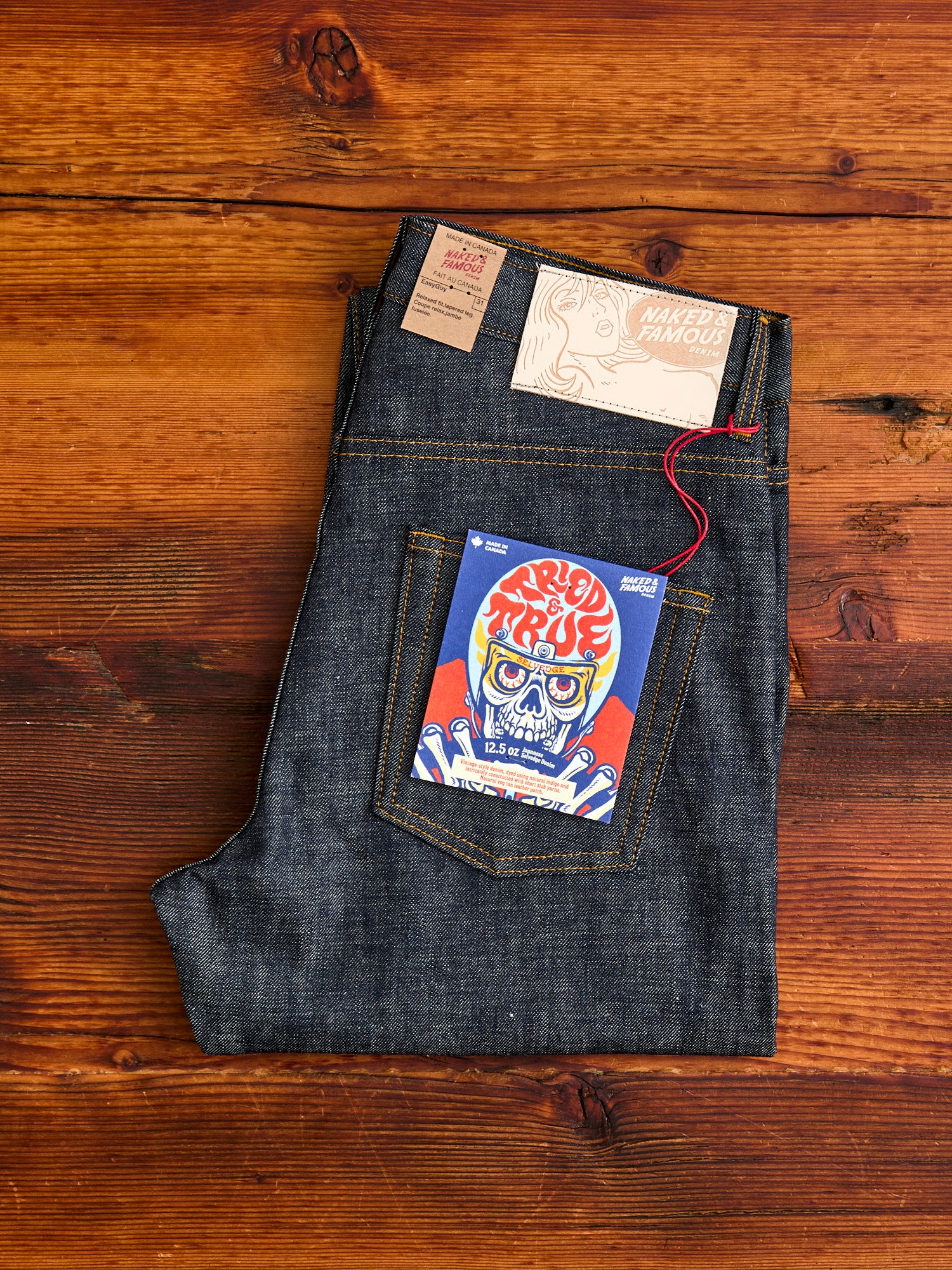 "Tried & True Selvedge" 12.5oz Selvedge Denim - Easy Guy Fit - Image 2