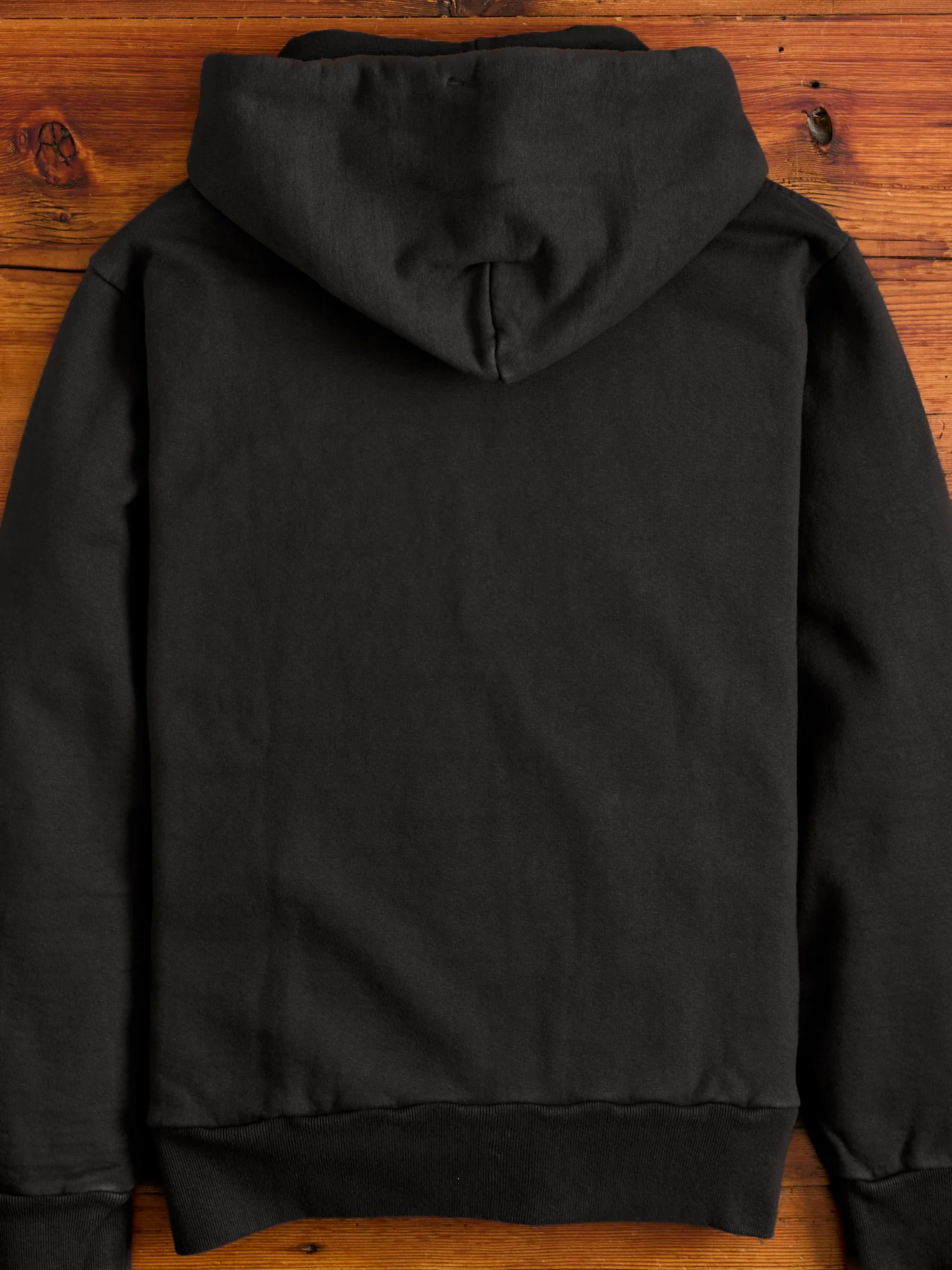 Tube Knit Zip Hoodie in Black - Image 3