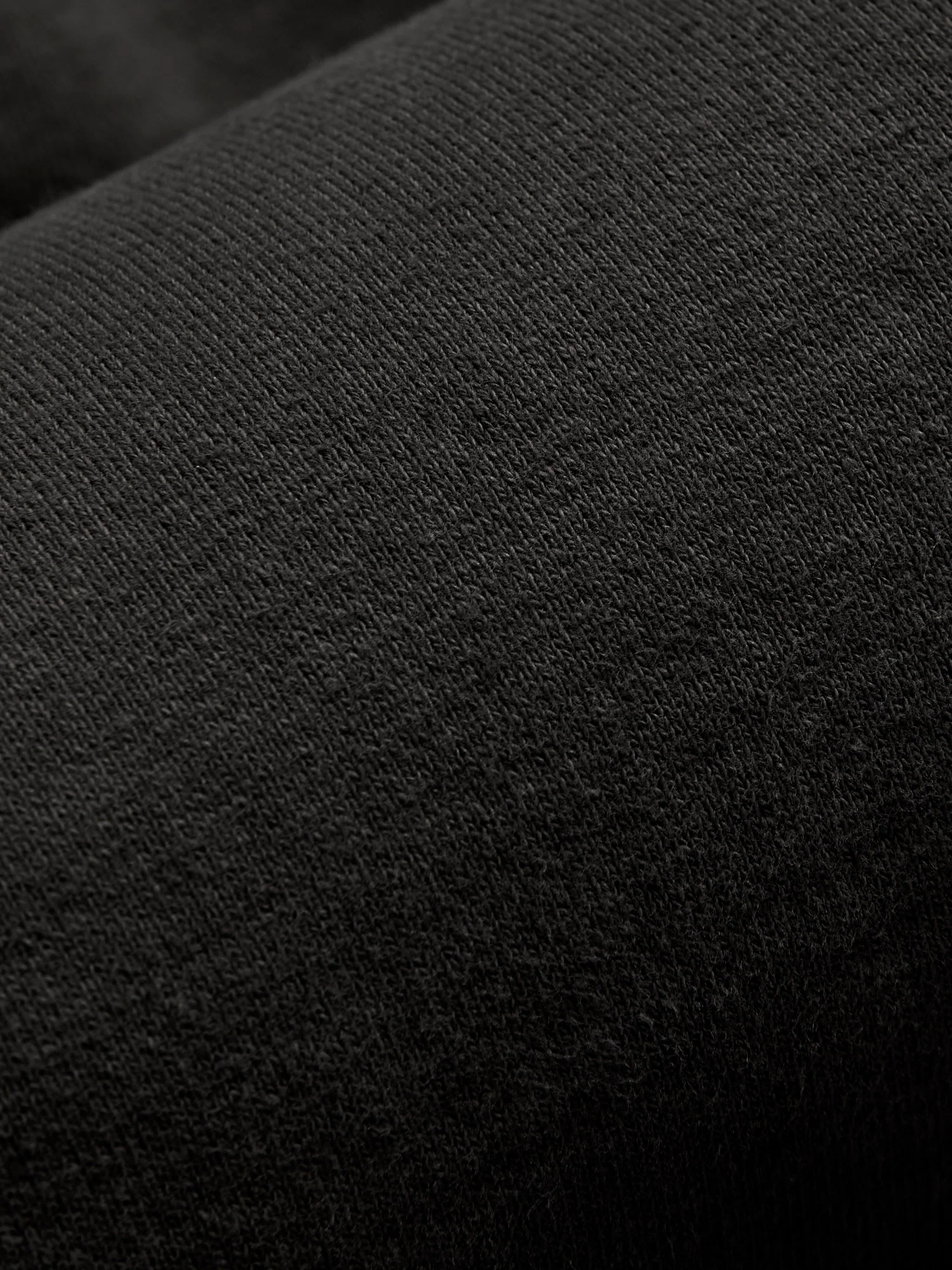 Tube Knit Zip Hoodie in Black - Image 7