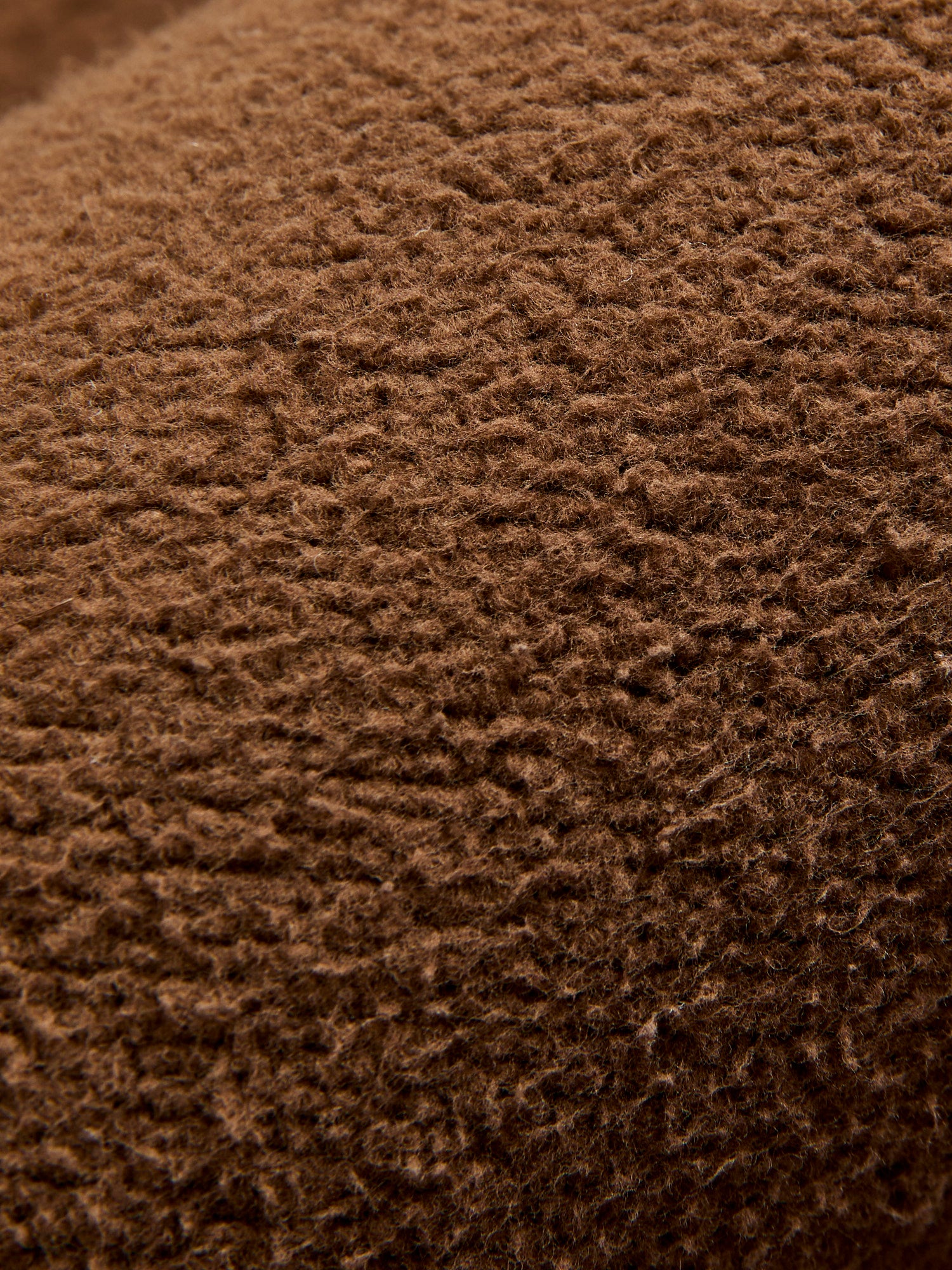 Tube Knit Zip Hoodie in Brown - Image 8