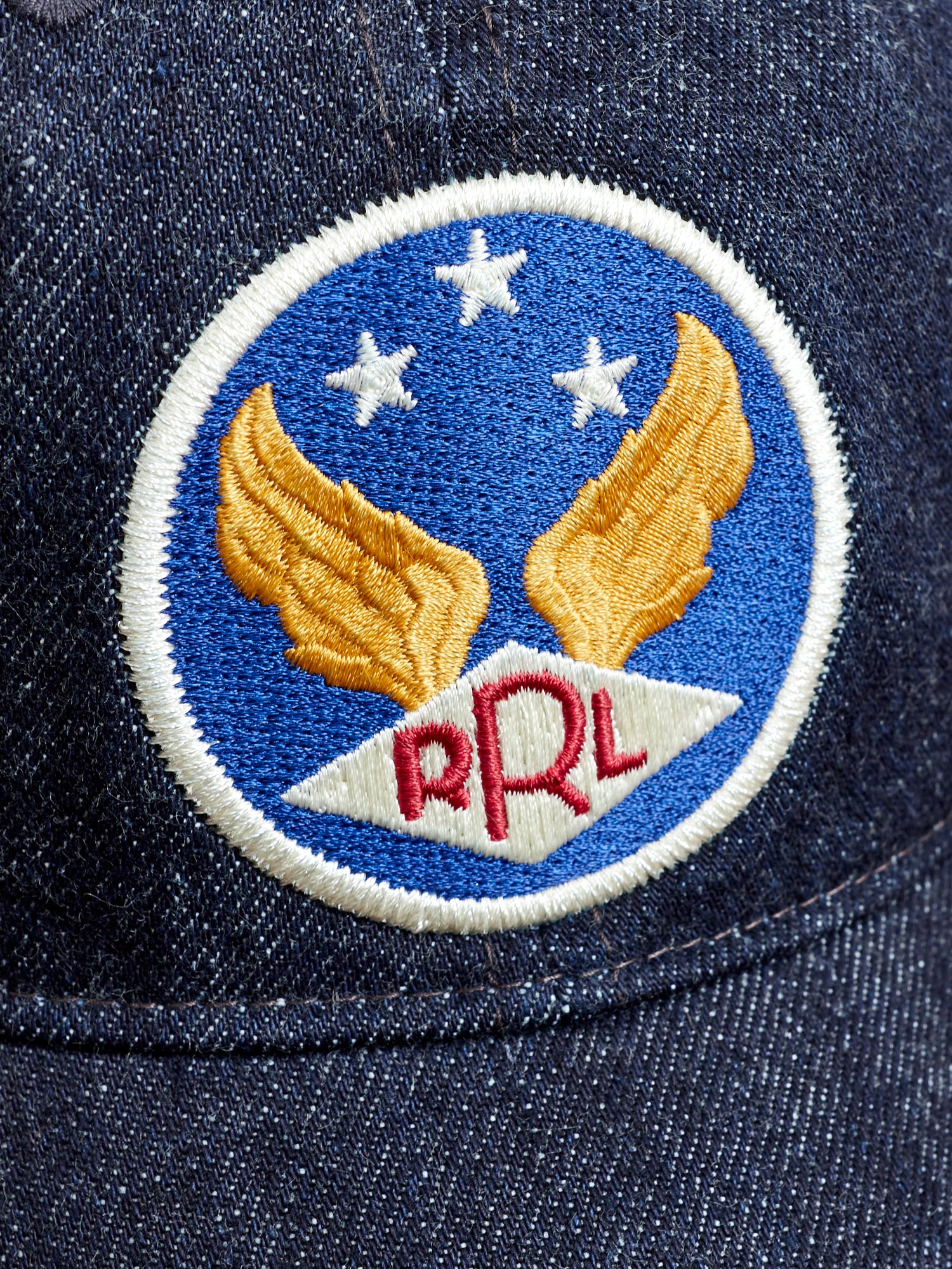 Denim Baseball Cap in Indigo - Image 5