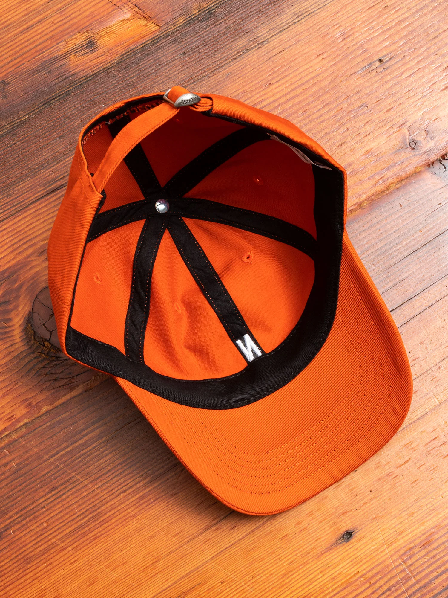 Twill Sports Cap in Rescue Orange - Image 6