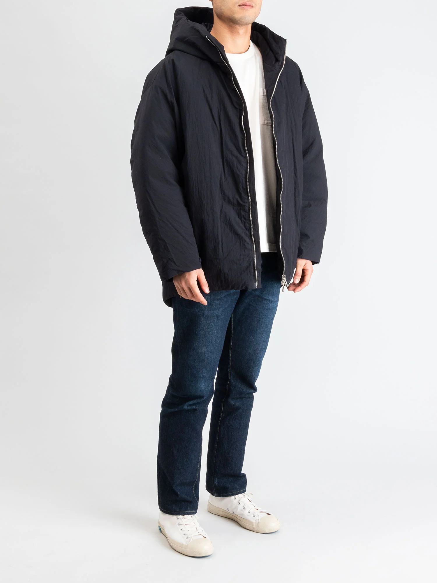 Typewriter Cloth Down Coat - Image 9