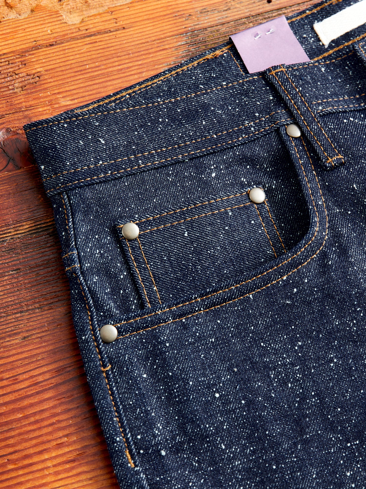 UB643 18oz Neppy Selvedge Denim - Relaxed Tapered Fit - Image 6