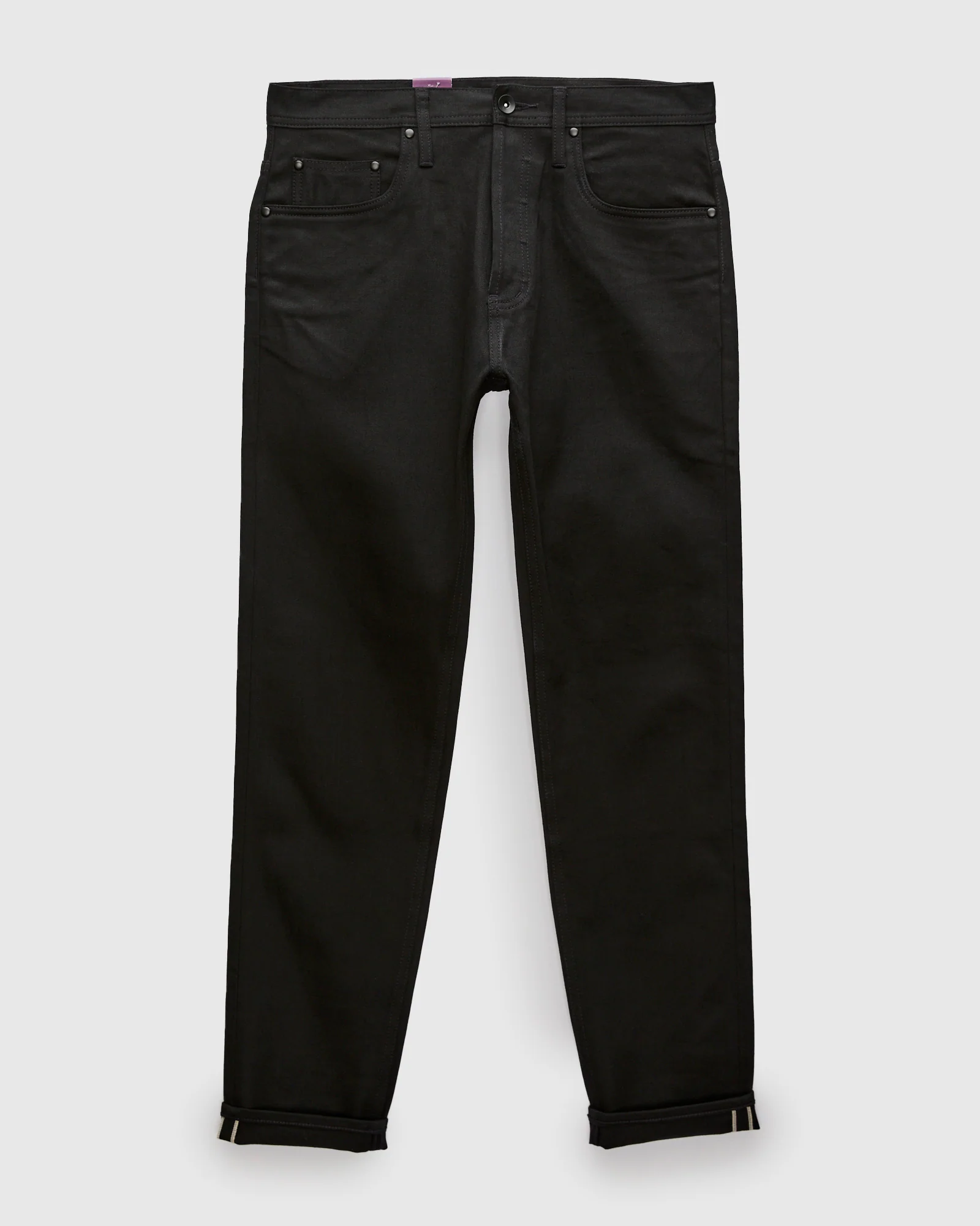 UB644 11oz Black Stretch Selvedge - Relaxed Tapered Fit - Image 2