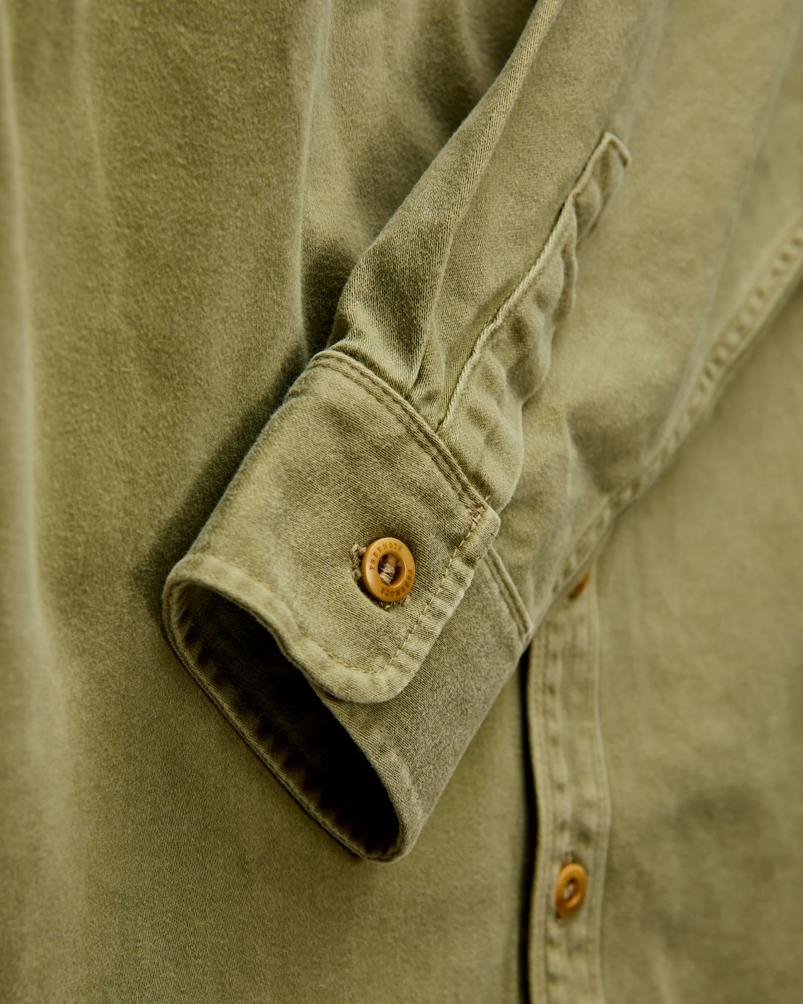 Utility Shirt in Olive - Image 5