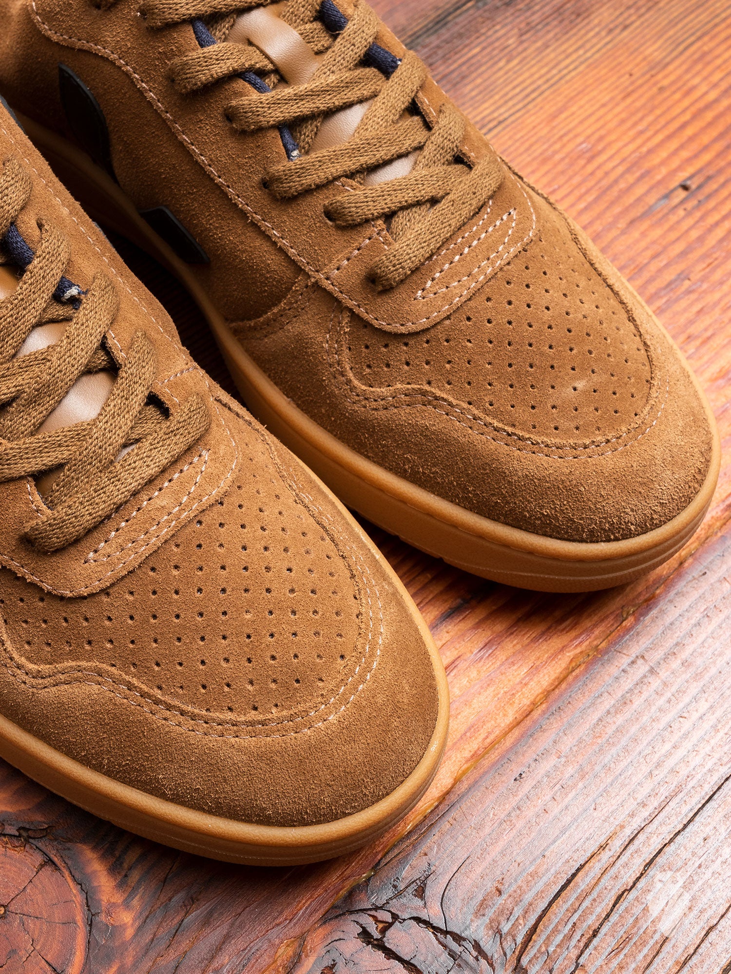 V-10 Sneaker in Brown Suede - Image 3