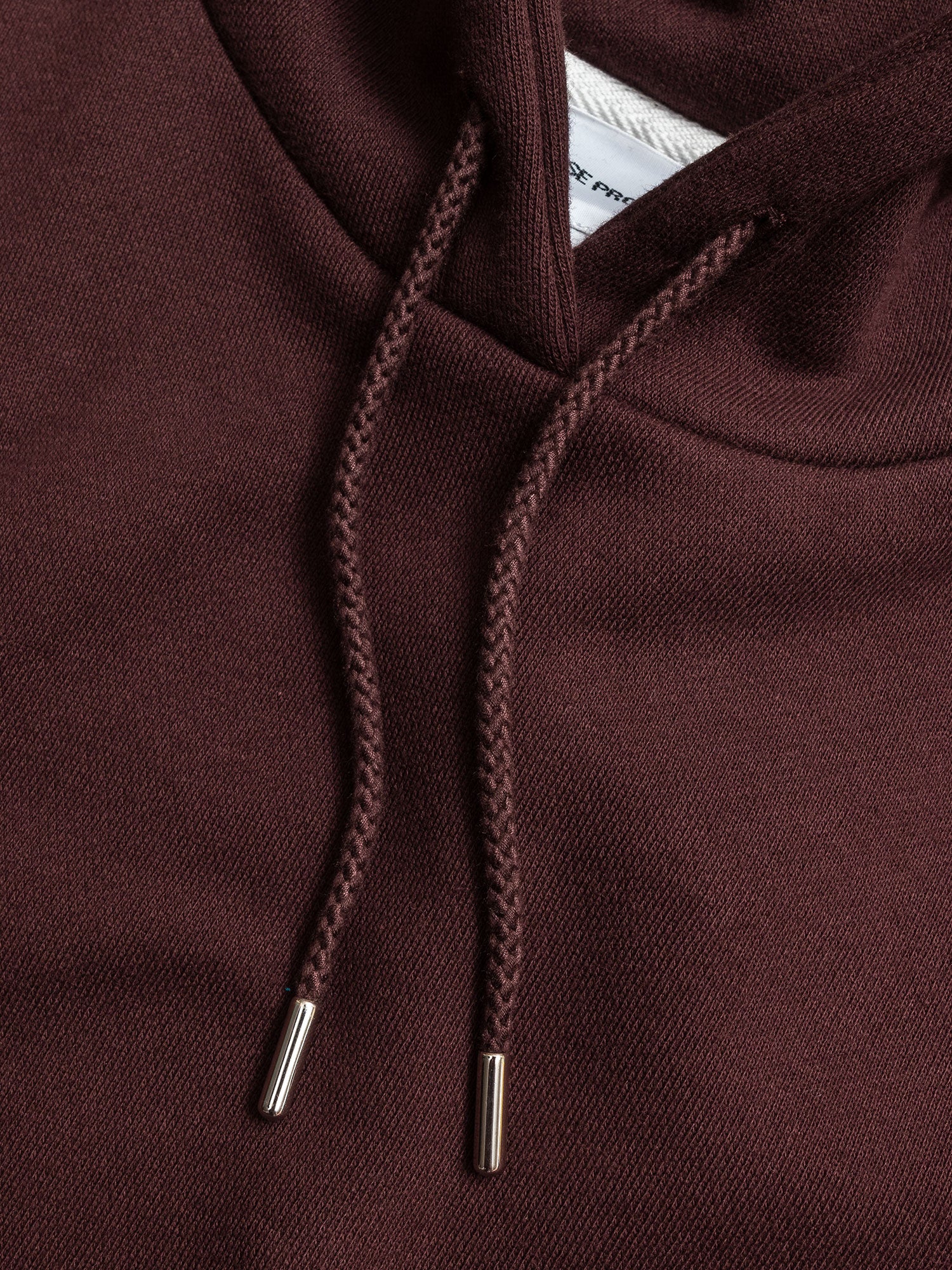Vagn Pullover Hoodie in Eggplant Brown - Image 4