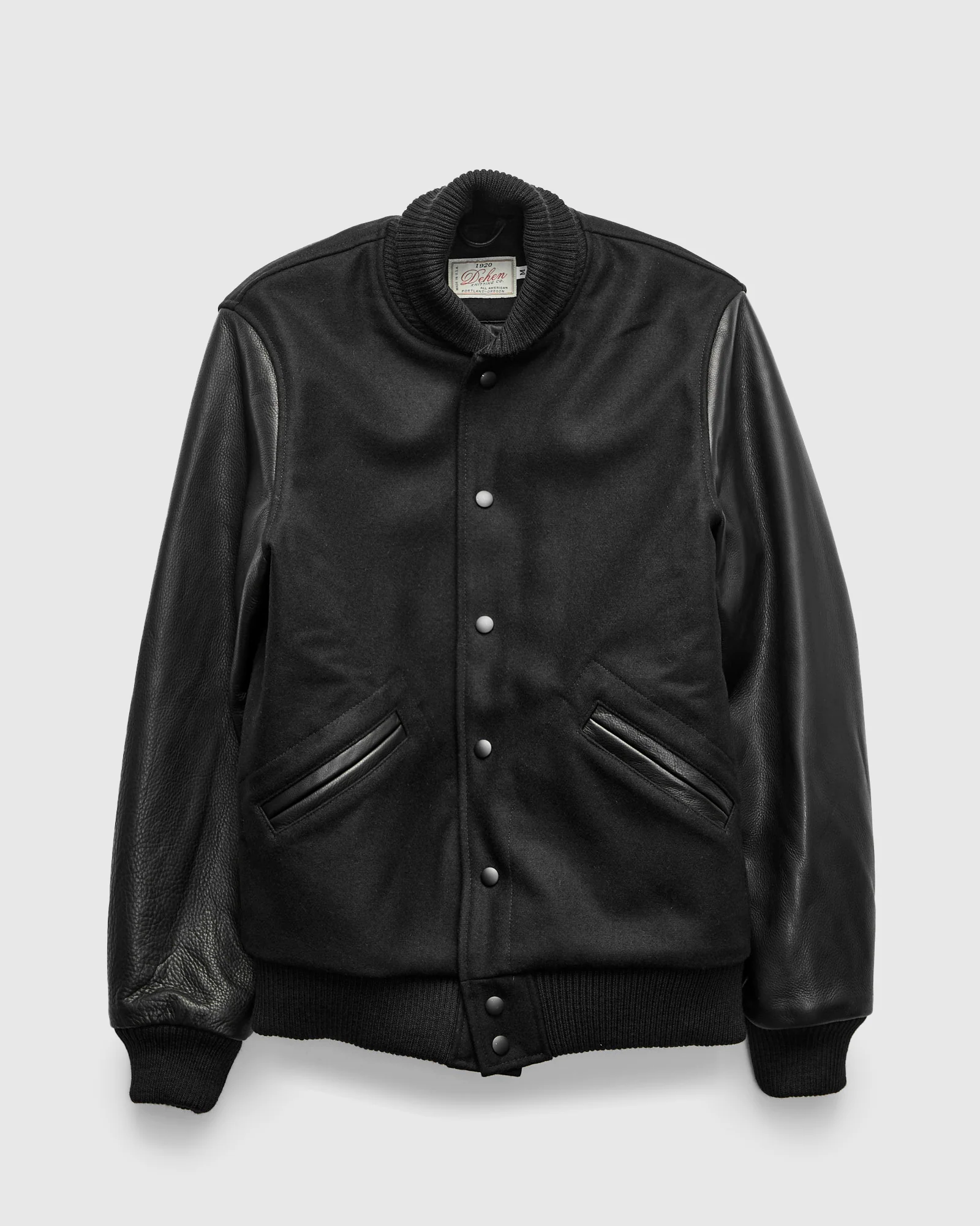 Varsity Jacket in Black