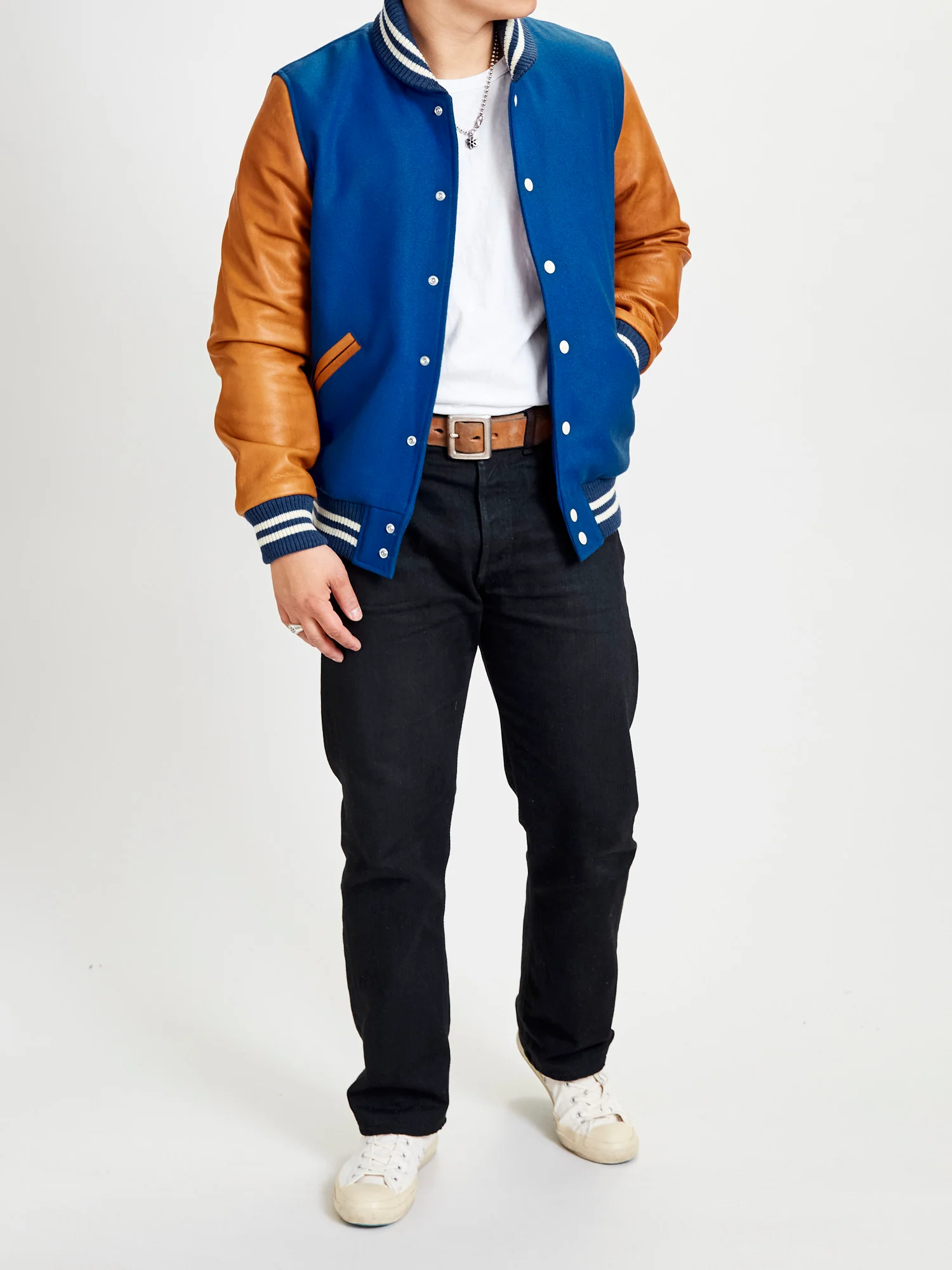 Varsity Jacket in Royal Rust - Image 11