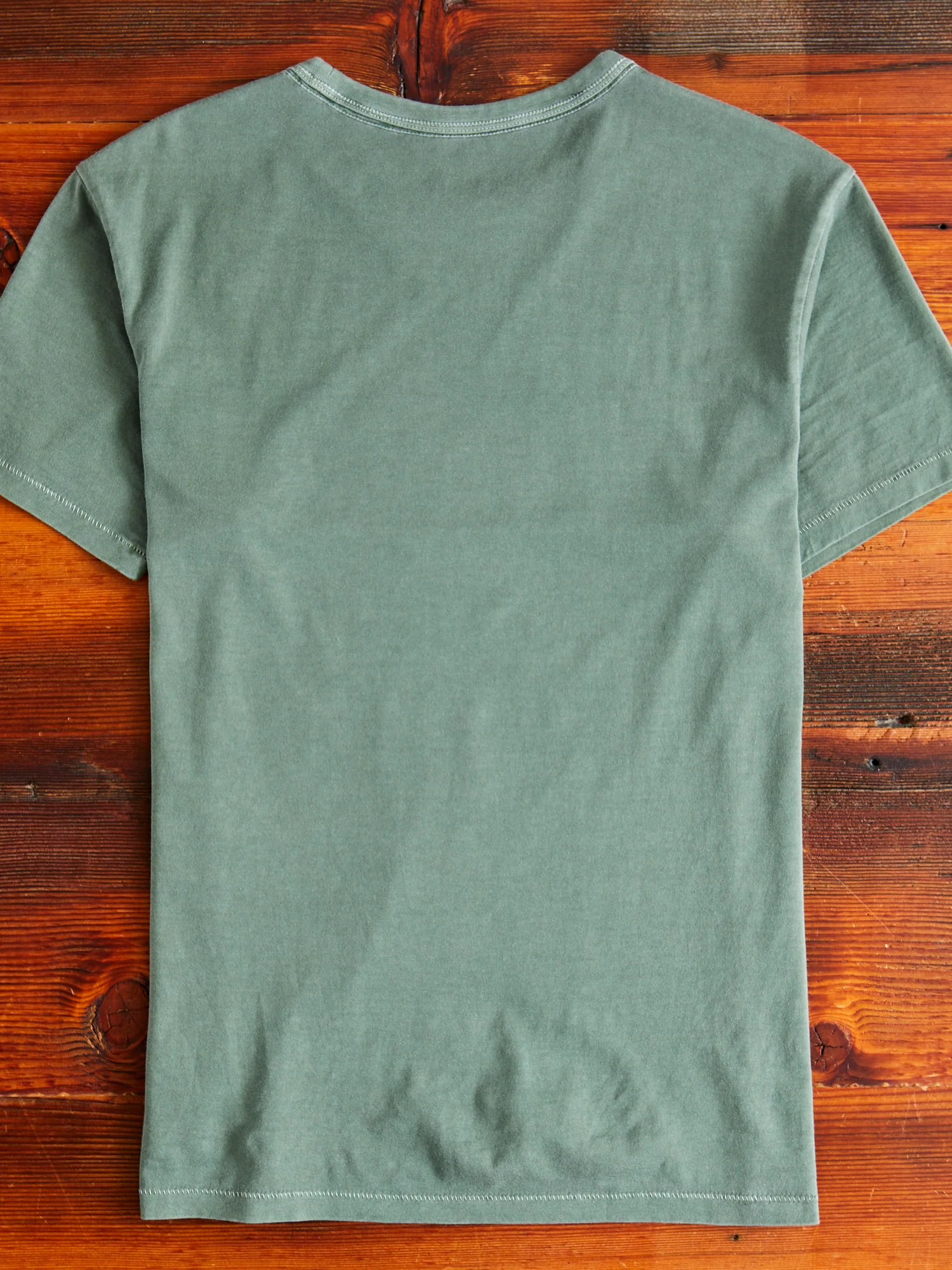 Vintage Knit T-Shirt in Forest Green - Image 6