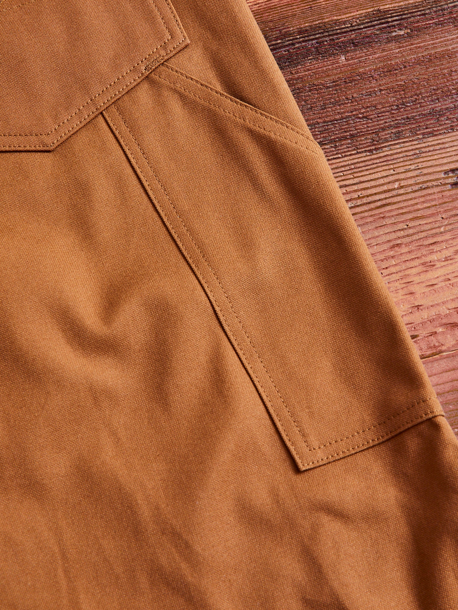 W Sprayer 5 Pants in Brown Duck Canvas - Image 13