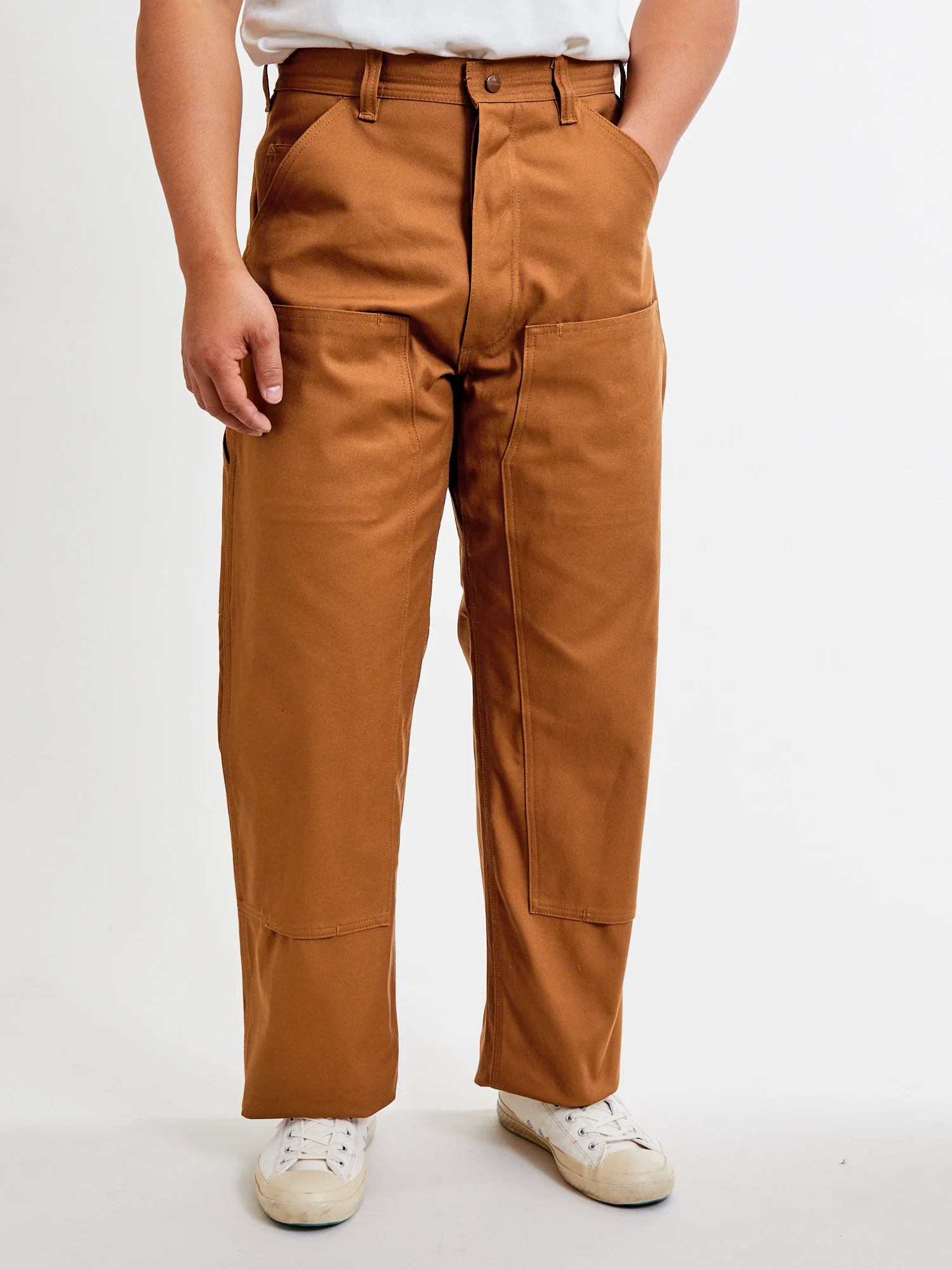W Sprayer 5 Pants in Brown Duck Canvas - Image 2