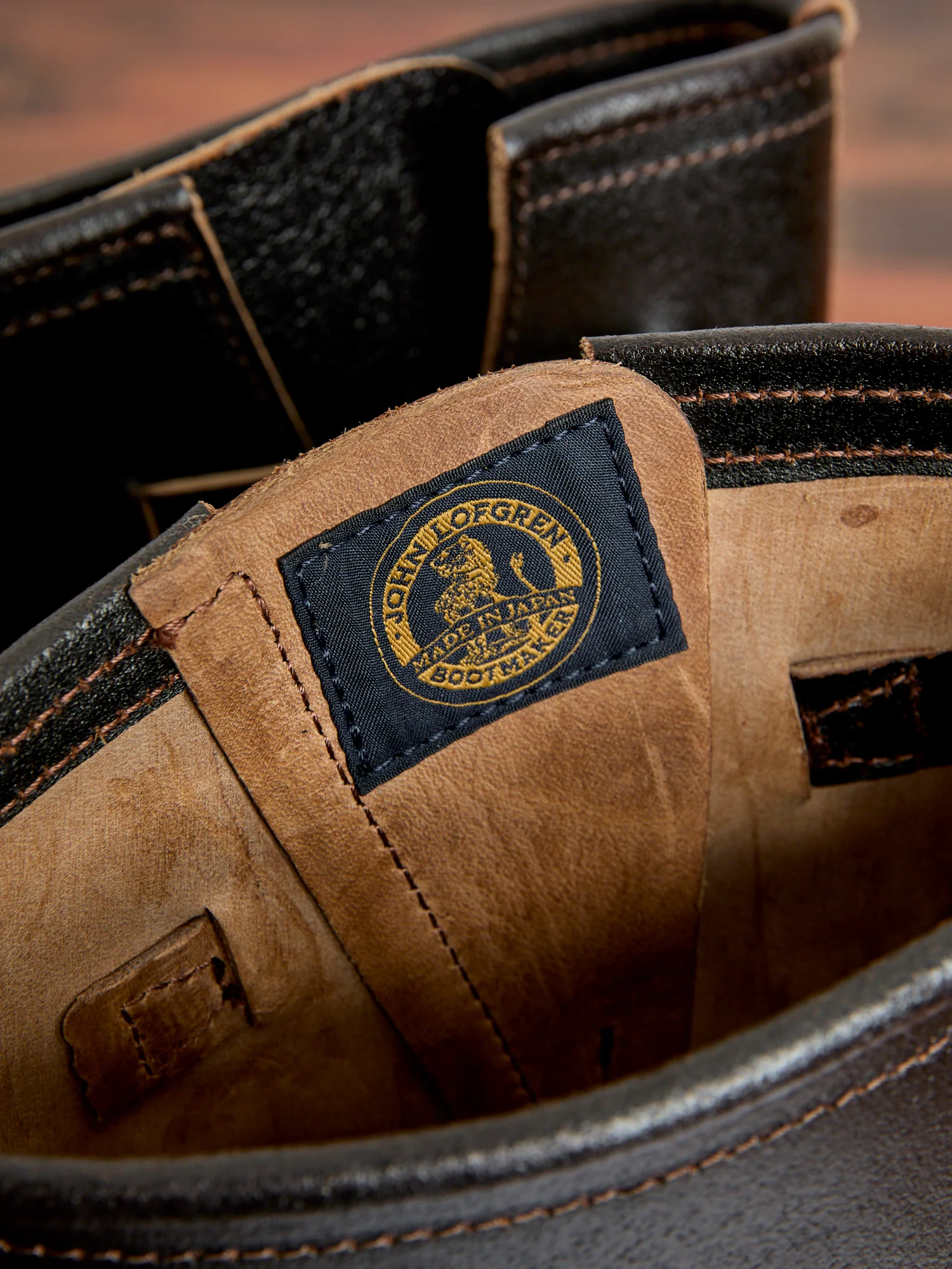Wabash Engineer Boot in Horween Waxed Flesh Dark Brown - Image 6