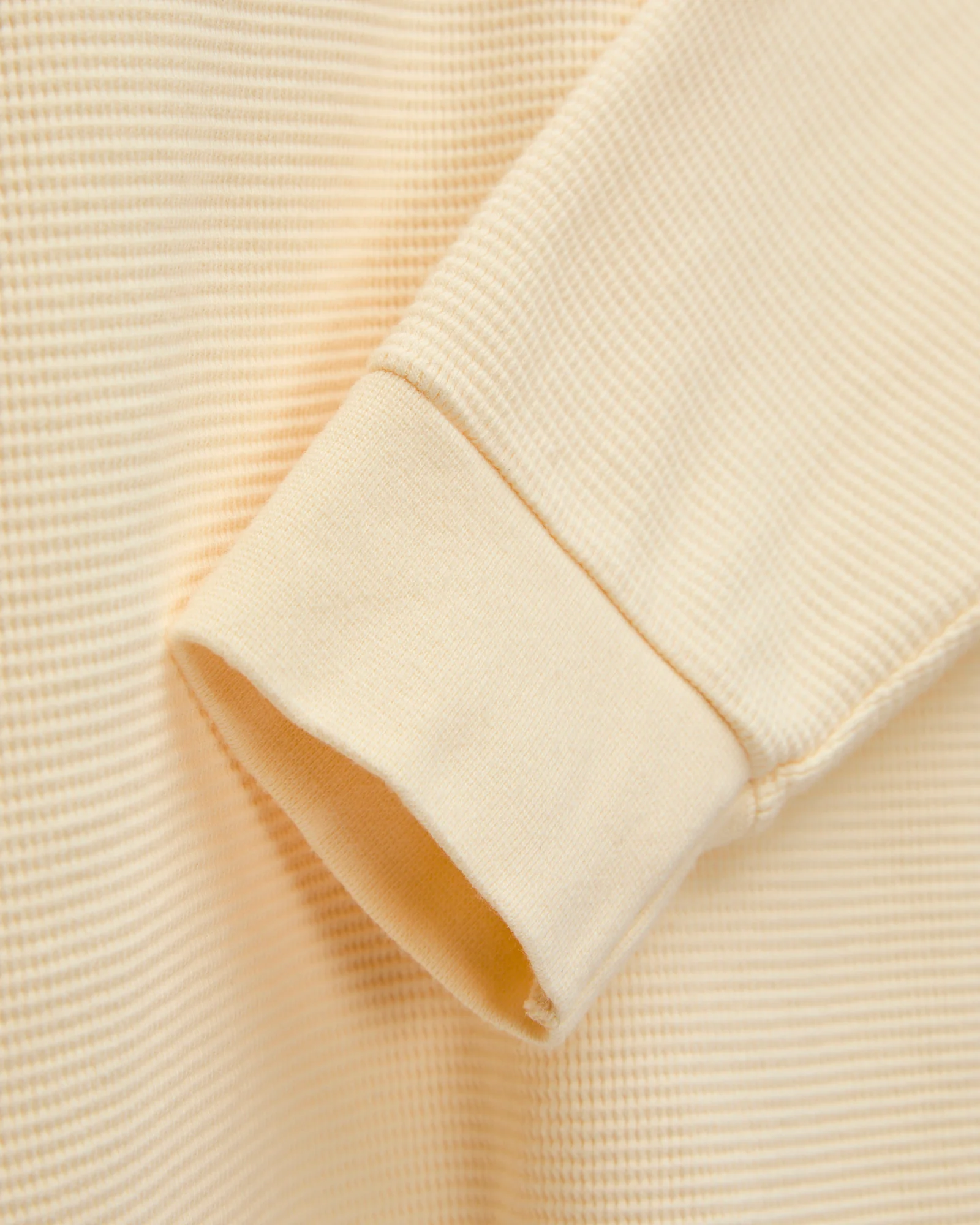 Waffle Thermal Knit in Cream - Image 4