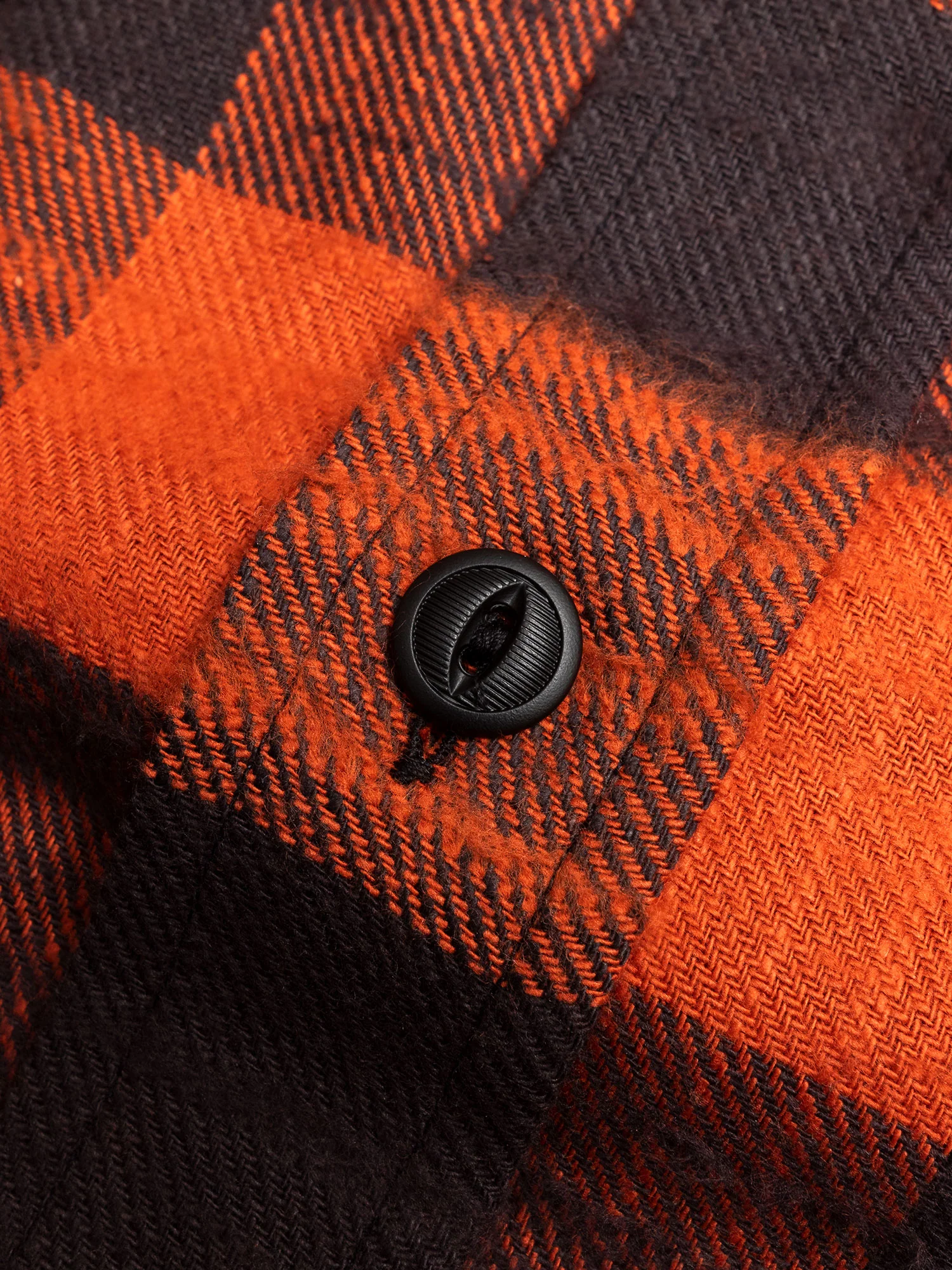 Walton Work Shirt in Rust Black - Image 4
