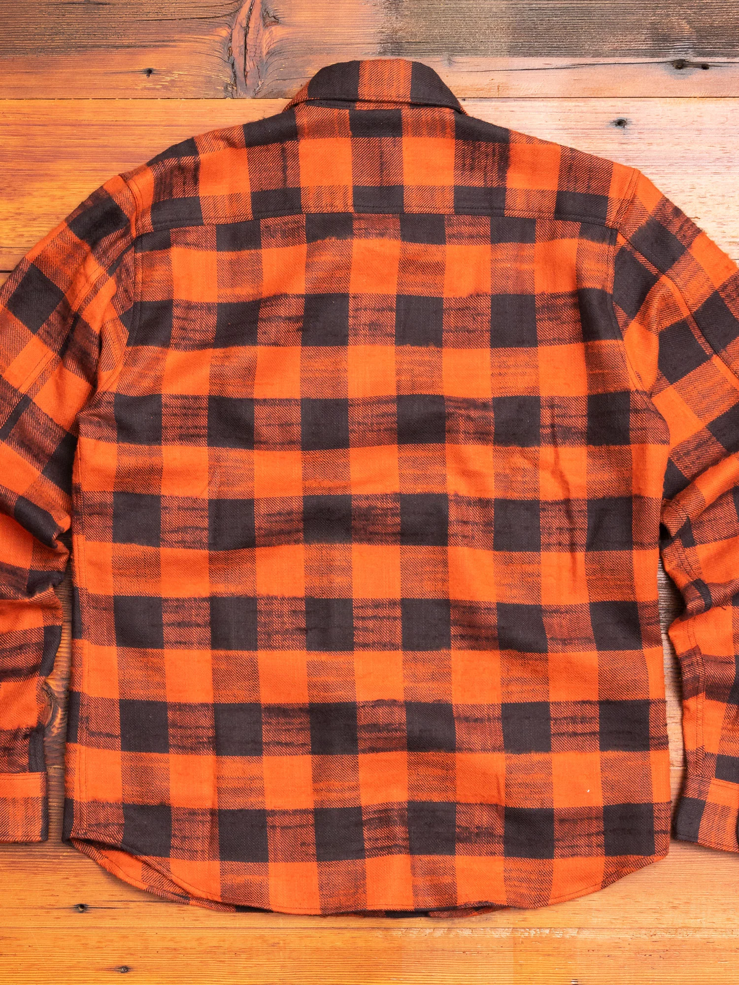 Walton Work Shirt in Rust Black - Image 7