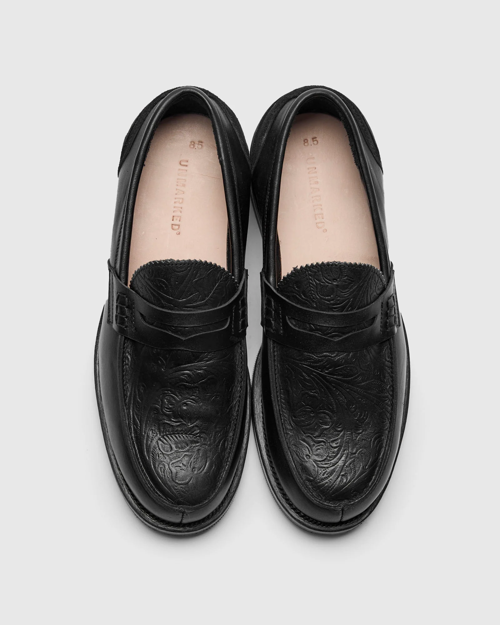 Western Loafer in Black Floral - Image 6