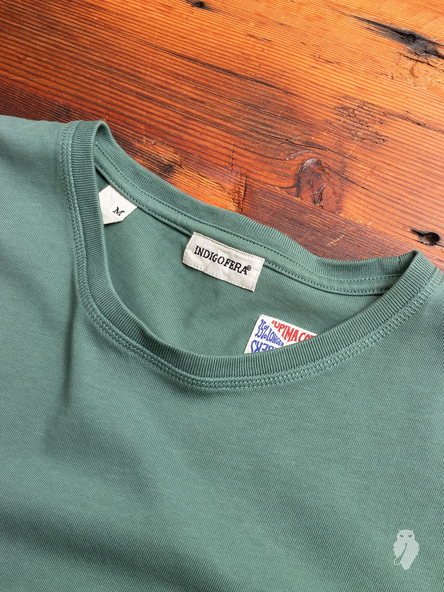 Wilson Pocket T-Shirt in Clover Green - Image 4