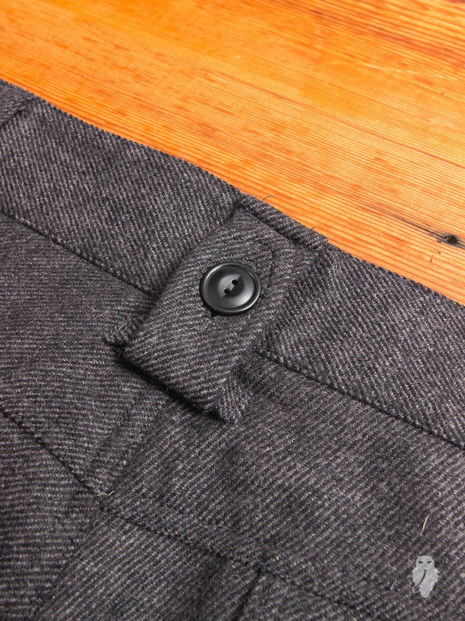 Wool Twill Cargo Pants in Grey - Image 8