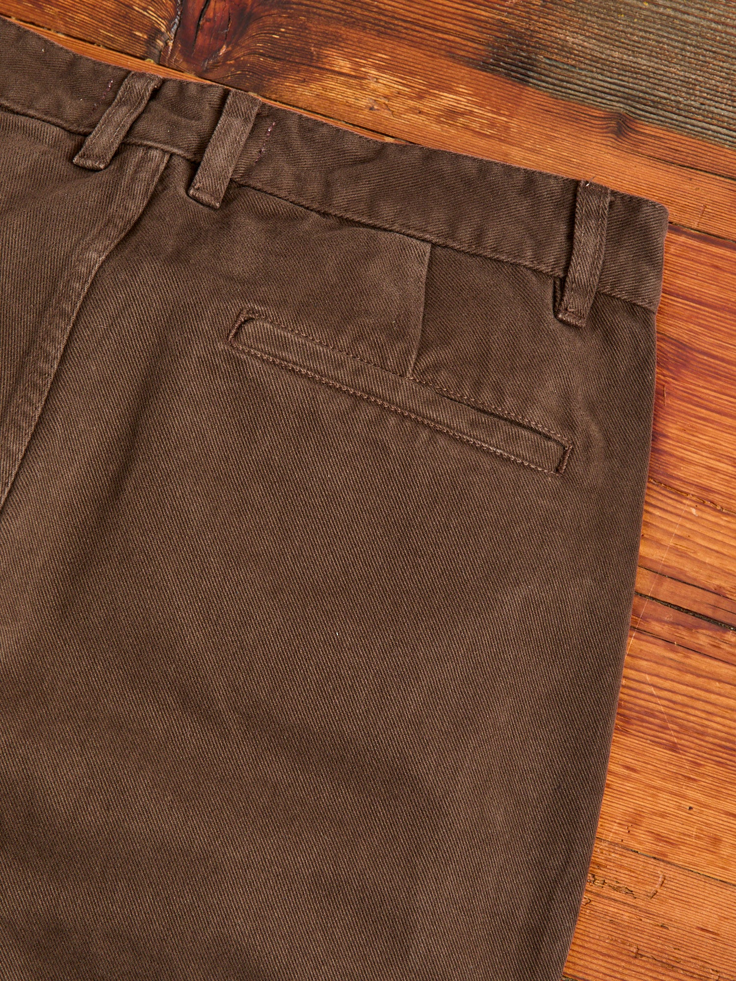 Work Pant in Espresso Twill - Image 7