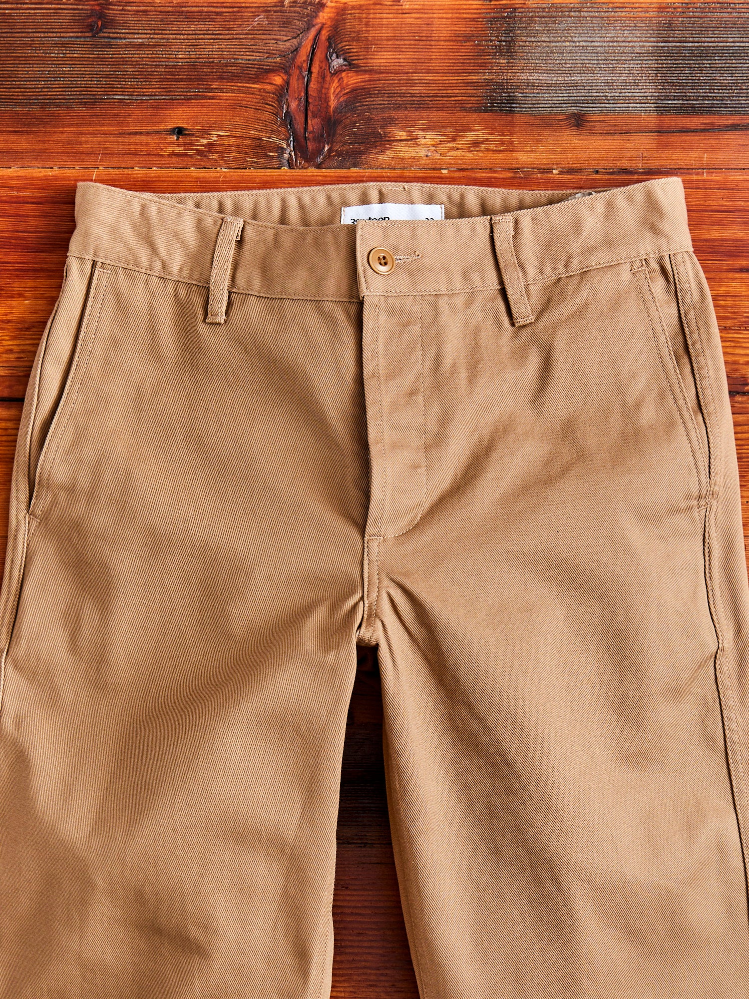 Work Pant in Tan Twill - Image 3