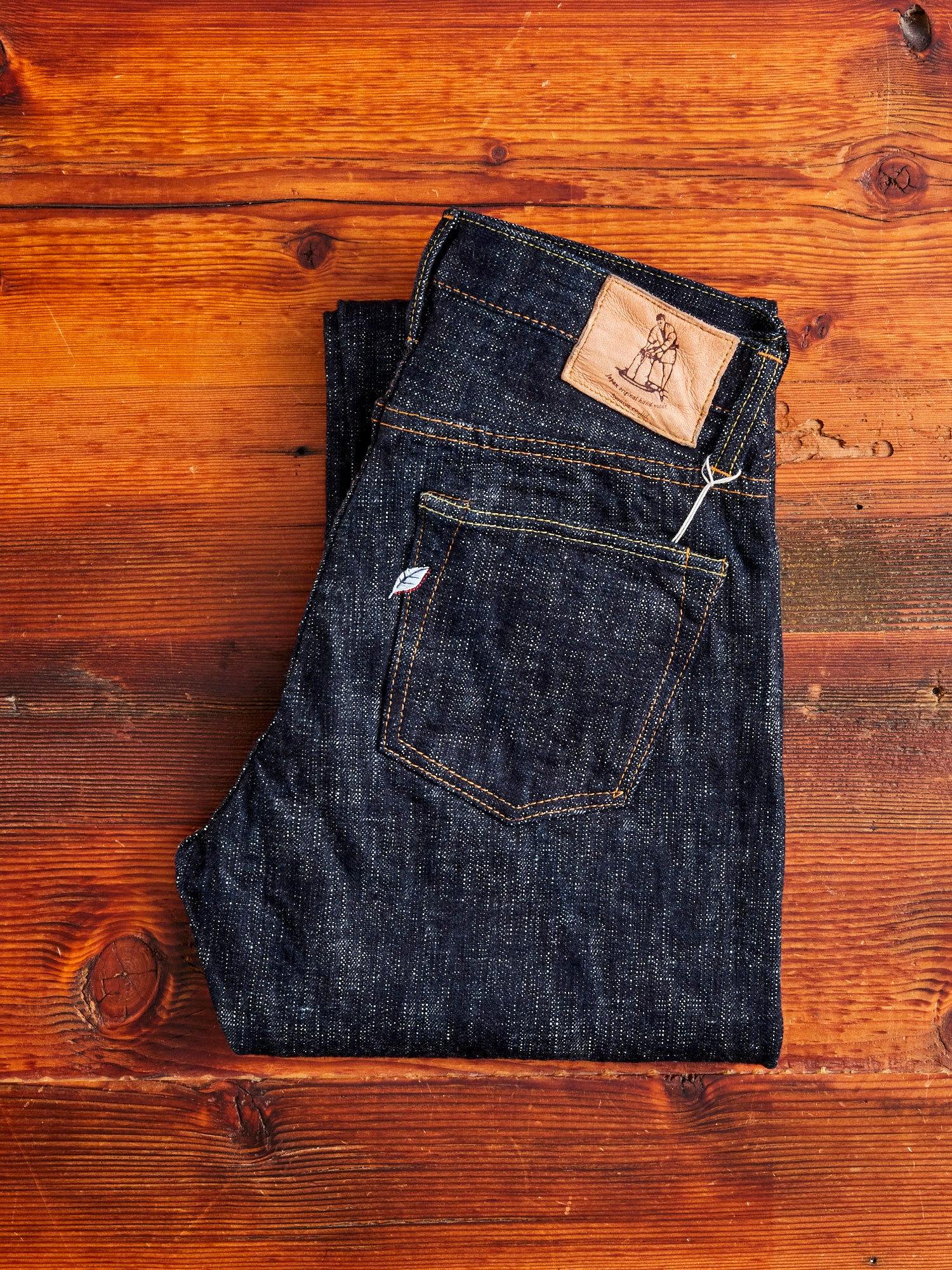 WSB-003 "Double Slub" 16oz Rinsed Selvedge Denim - Regular Straight Fit - Image 2