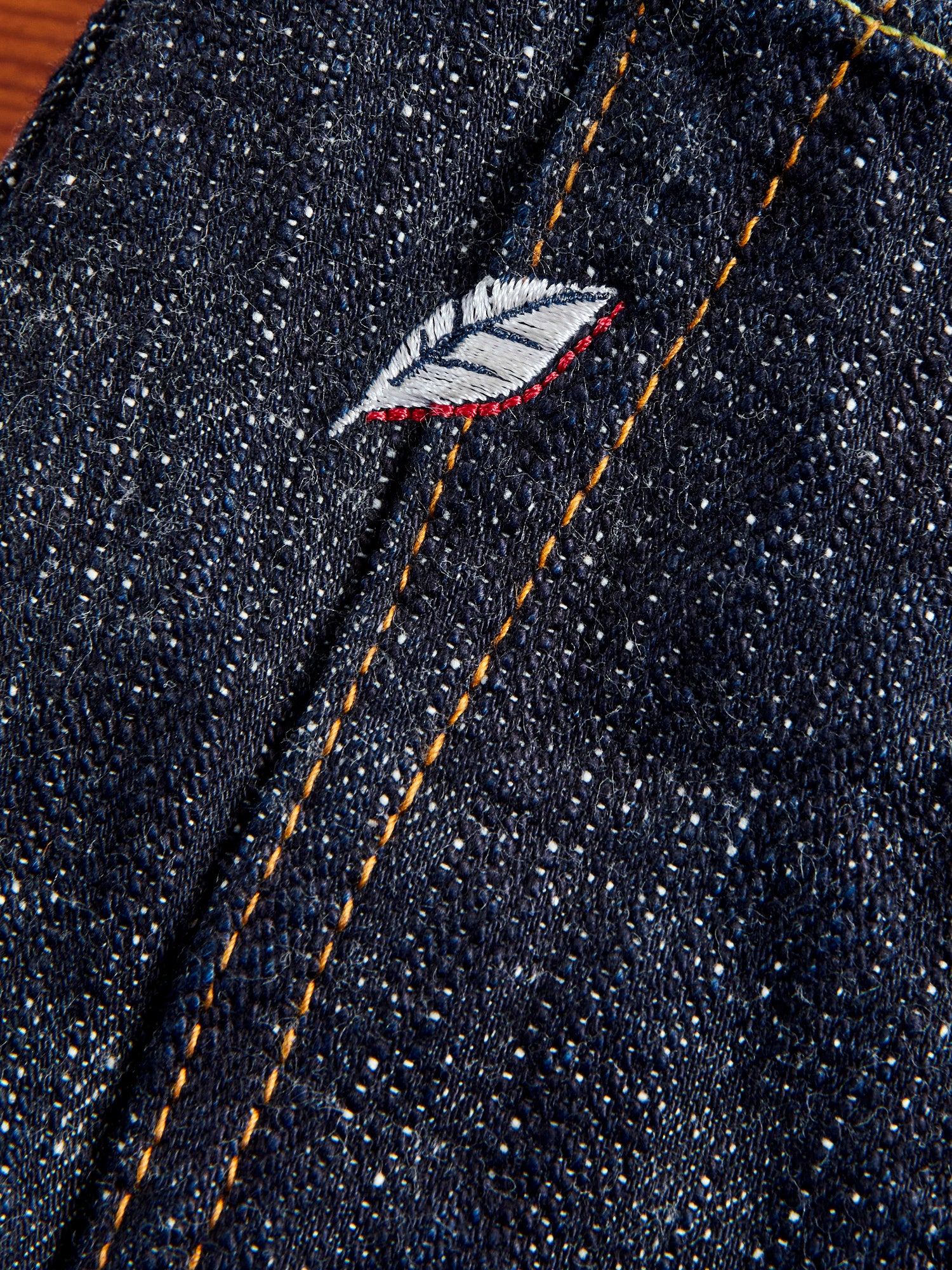 WSB-003 "Double Slub" 16oz Rinsed Selvedge Denim - Regular Straight Fit - Image 4