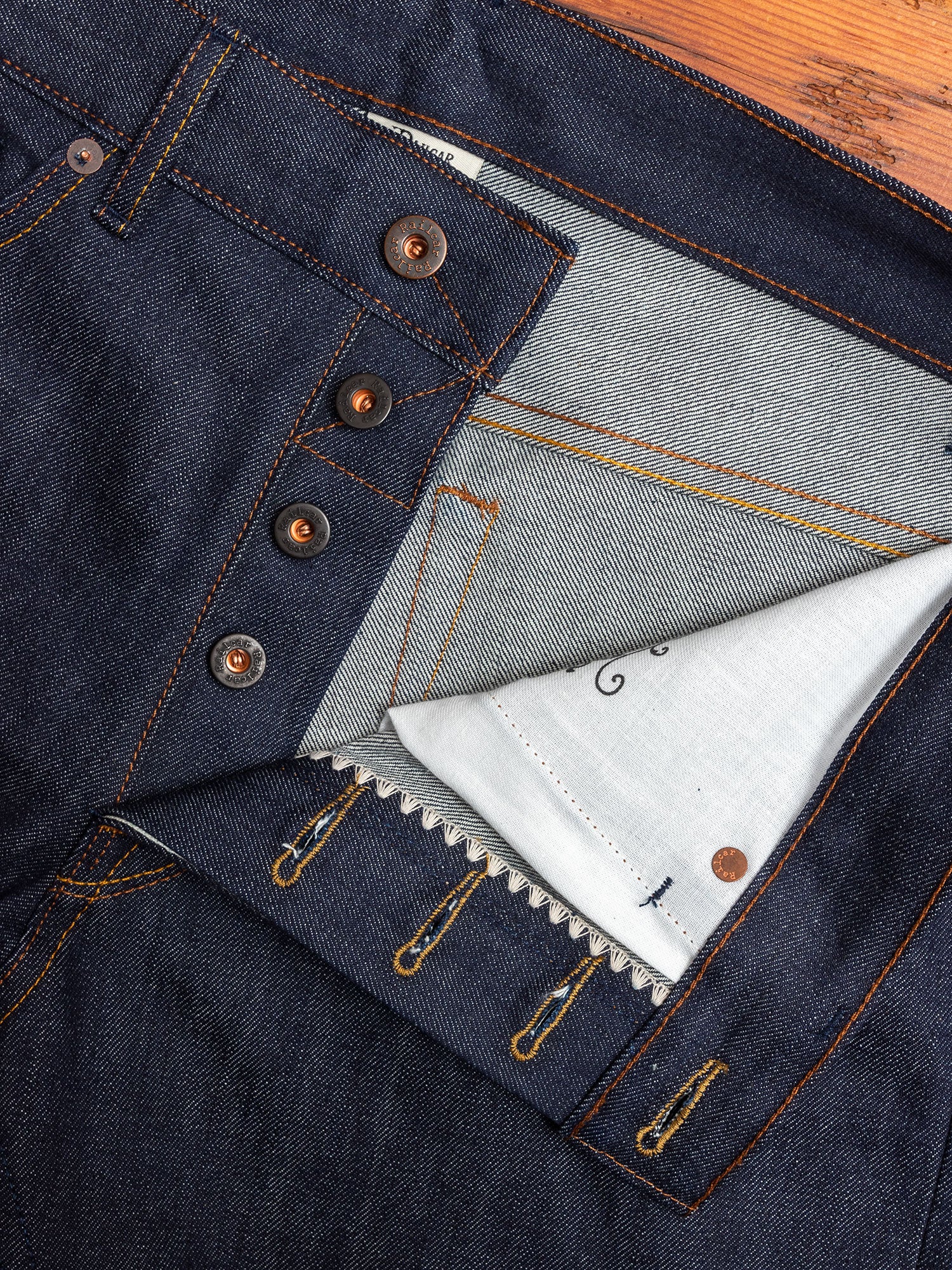 X001 13.5oz Cone Mills Selvedge Denim - Spikes Fit - Image 6