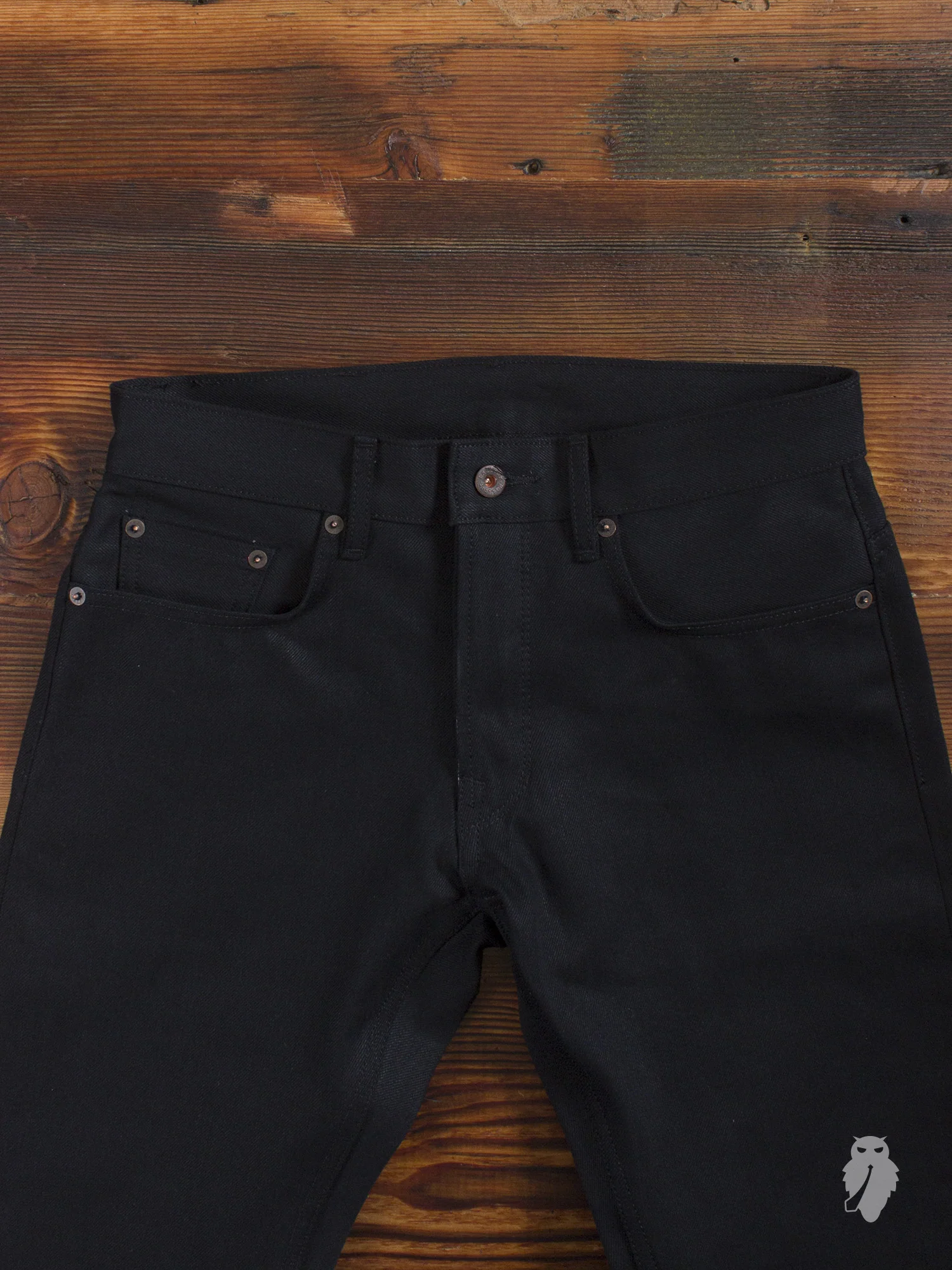 x026 13oz Black Selvedge Denim - Spikes Fit - Image 4