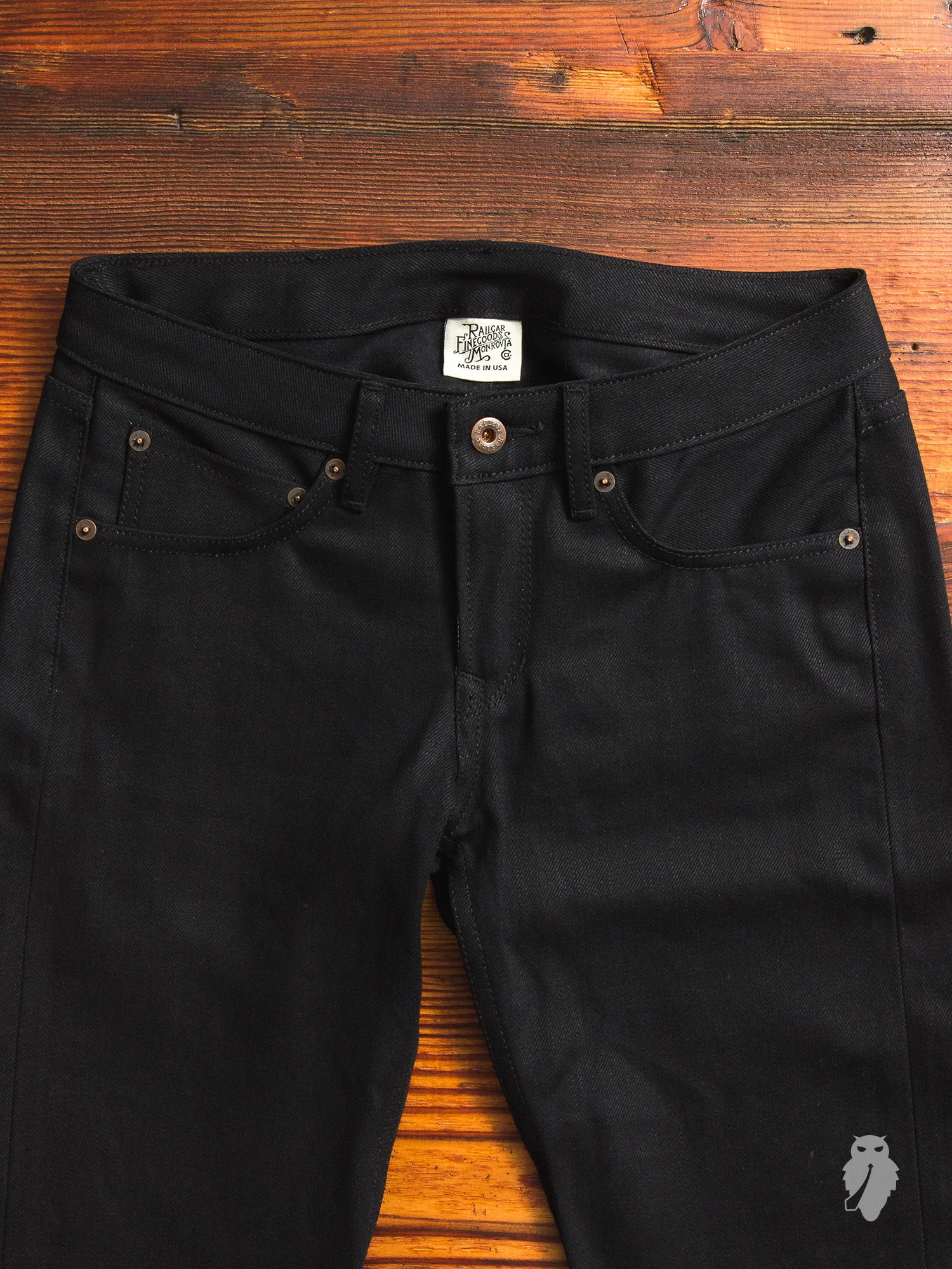 x026 Women's 13oz Black Selvedge Denim - Vixen Fit - Image 3