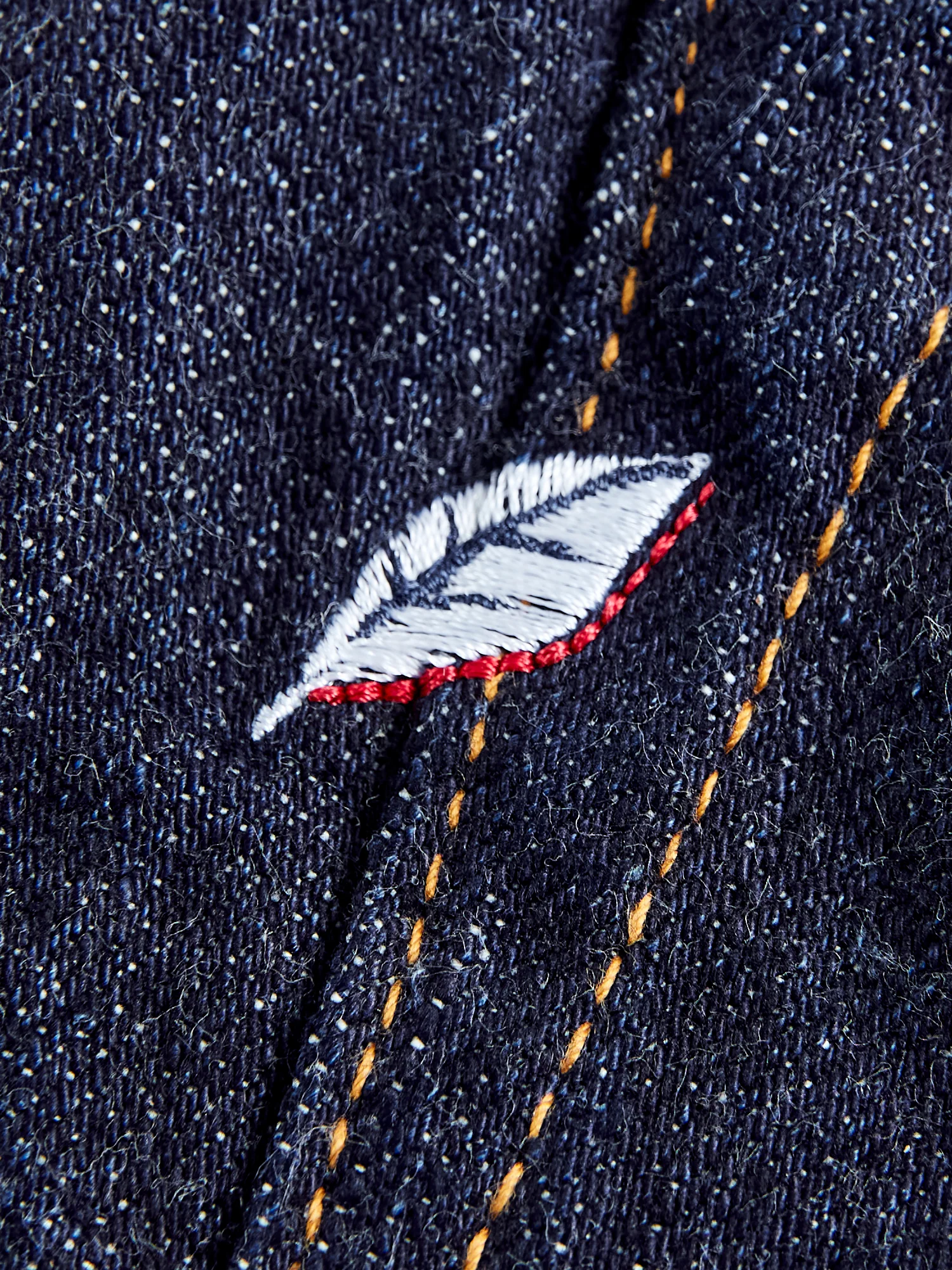 XX-005 14oz Rinsed Selvedge Denim - Slim Straight Fit - Image 5