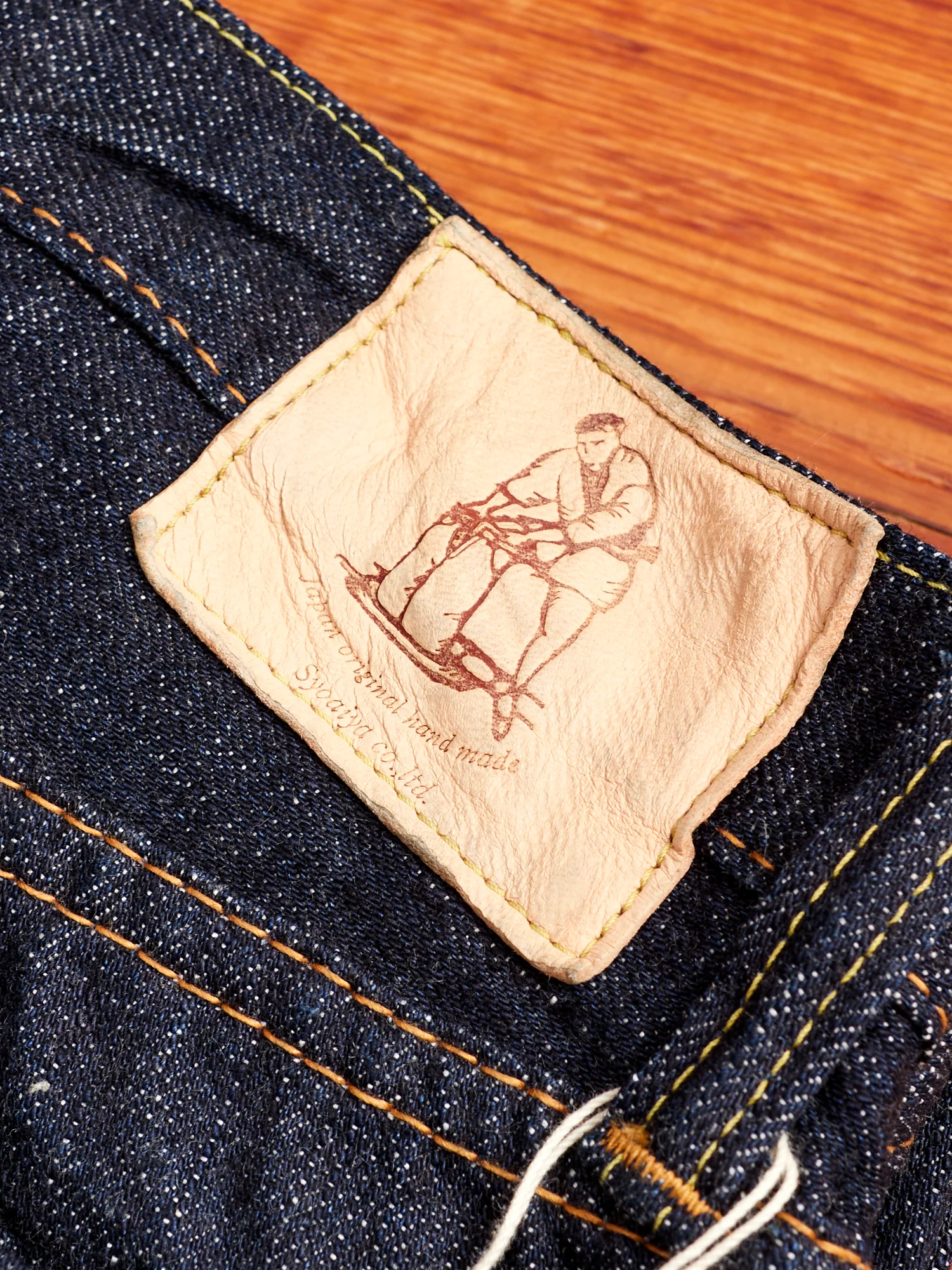XX-013 14oz Rinsed Selvedge Denim - Slim Tapered Fit - Image 3