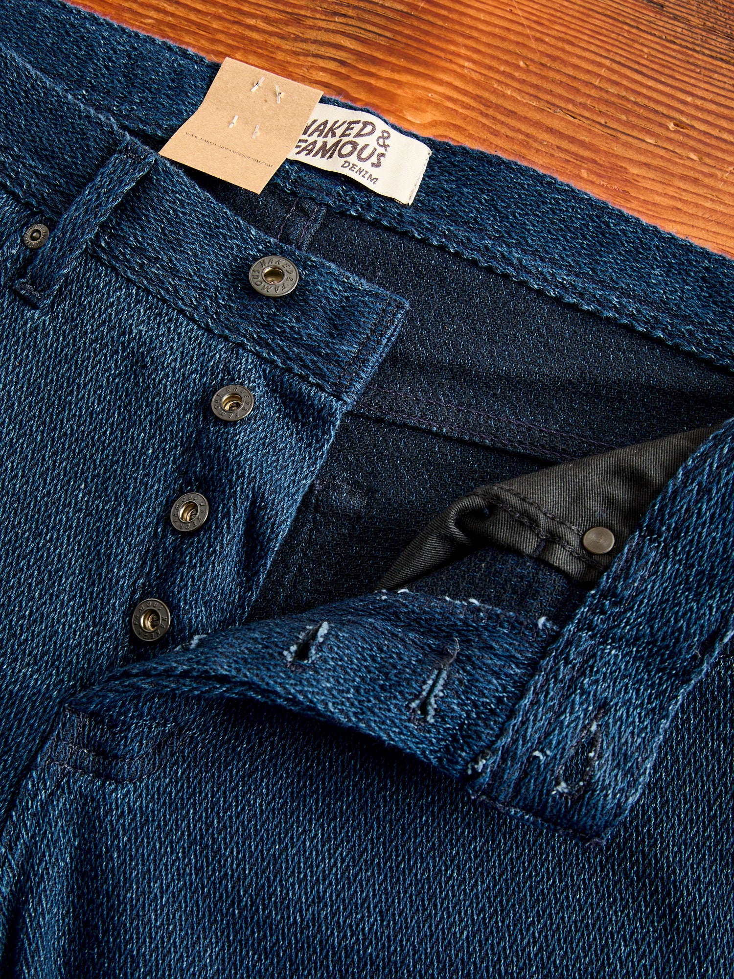 "Yagasuri" 9.5oz Jacquard Weave Denim - Easy Guy Fit - Image 6