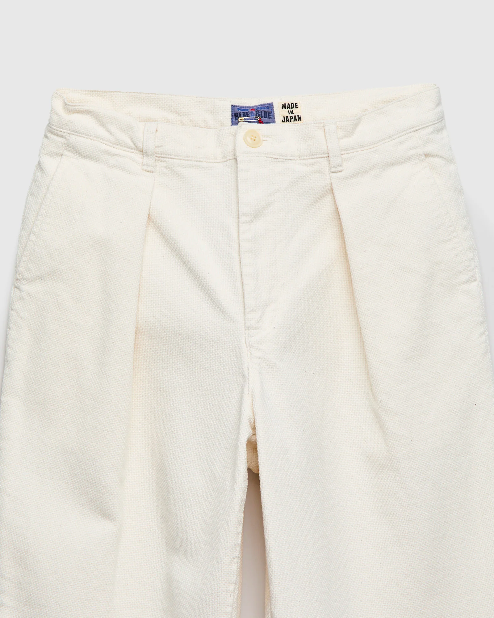 Yukizarashi Sashiko Trousers in Natural - Image 3