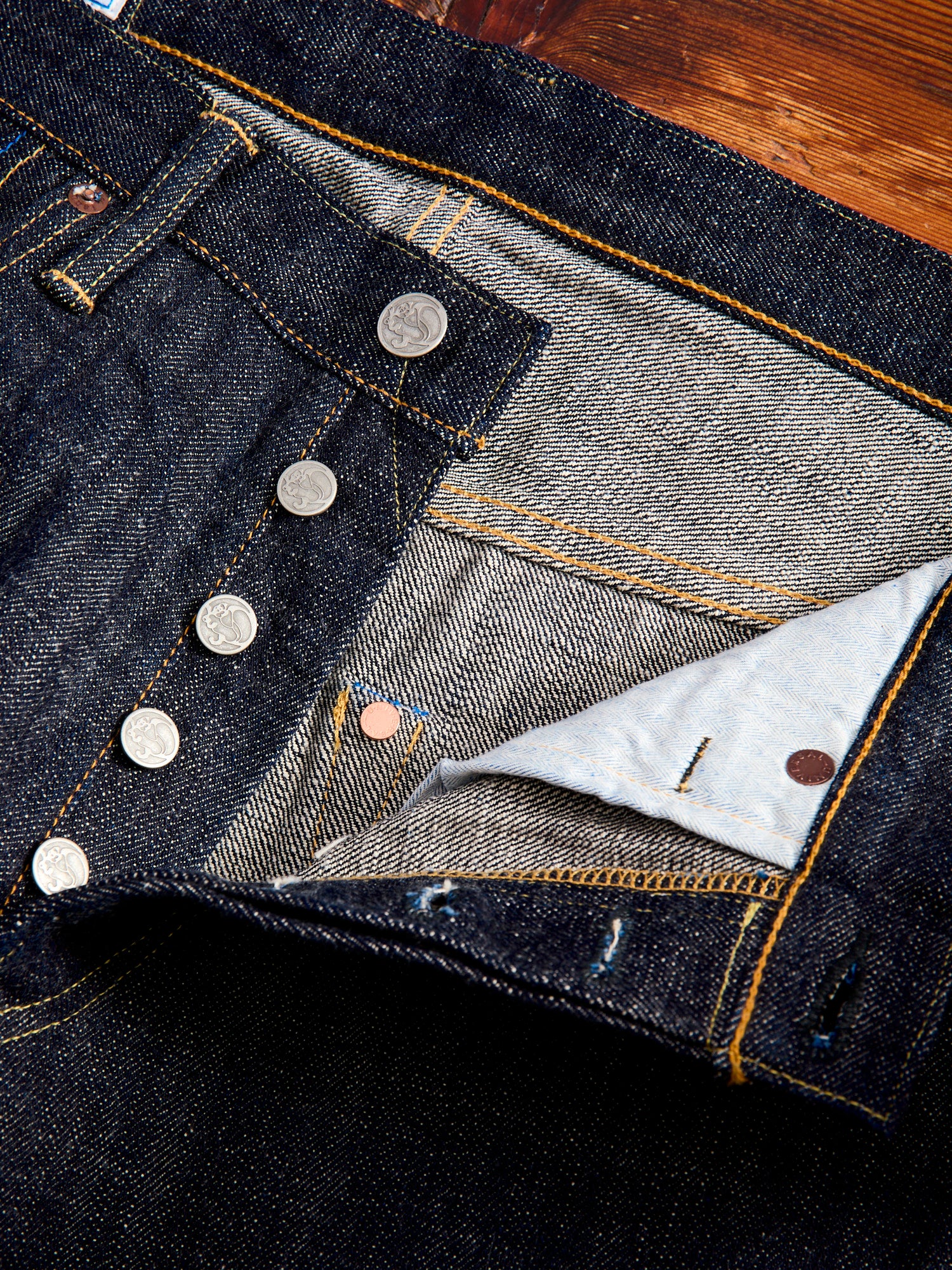 202BE "Zetto" 14oz Selvedge Denim - High Tapered Fit - Image 10