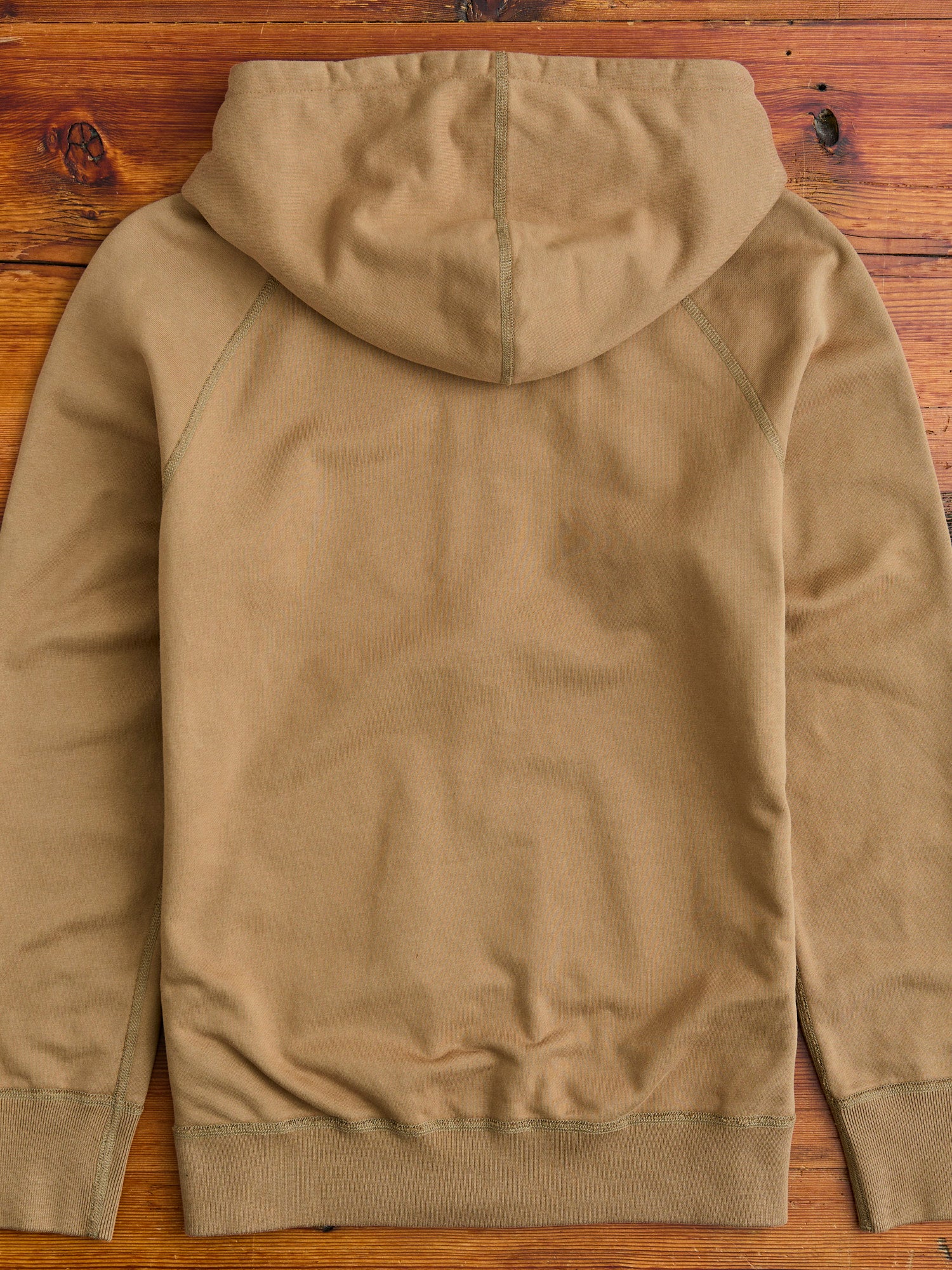 Zip Hoodie in Clay - Image 10